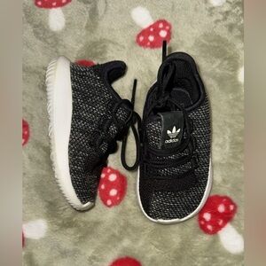 Adidas Kids Black and White Sneakers